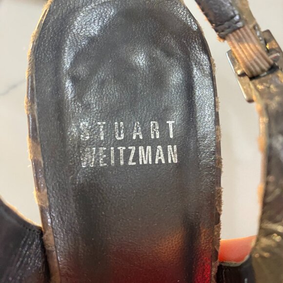 Stuart Weitzman slingback heel Snake Skin - Picture 10 of 10